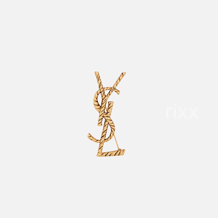 생로랑 오피움 YSL 트위스트 브로치 