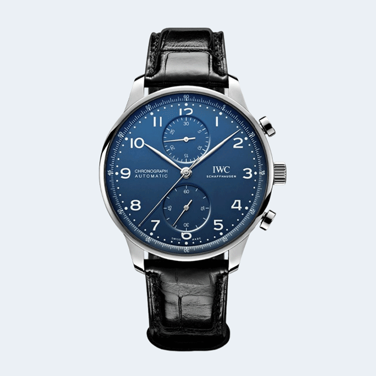 IWC 포르투기저 150주년 블루 다이얼