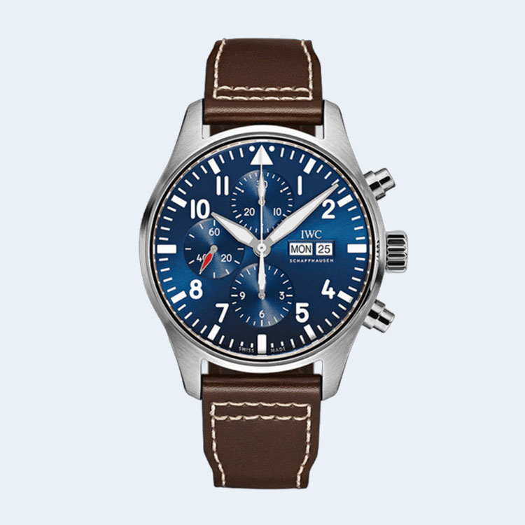 IWC 파일럿 워치 크로노그래프 블루다이얼 43mm