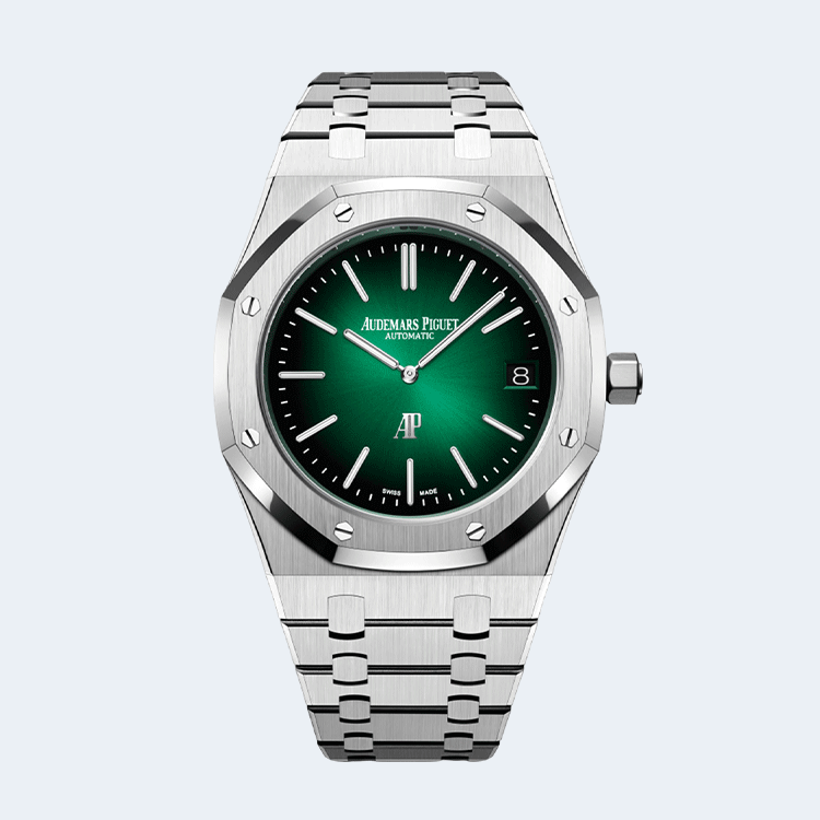 오데마피게 로얄오크 39mm 그린 블랙 다이얼